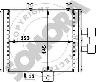 Somora 171365K - Radiatore olio, Olio motore autozon.pro