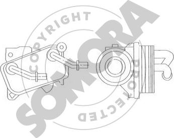 Somora 171365 - Radiatore olio, Olio motore autozon.pro