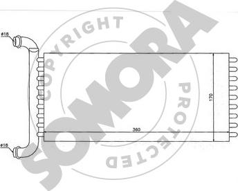 Somora 173150 - Scambiatore calore, Riscaldamento abitacolo autozon.pro