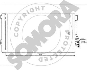 Somora 173160 - Condensatore, Climatizzatore autozon.pro