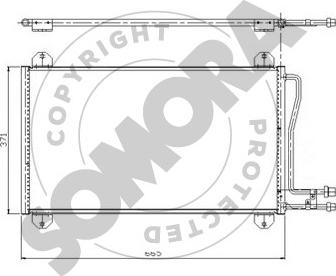 Somora 172160 - Condensatore, Climatizzatore autozon.pro