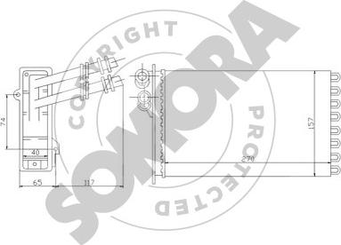 Somora 350950 - Scambiatore calore, Riscaldamento abitacolo autozon.pro