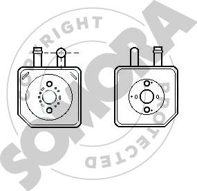 Somora 350965F - Radiatore olio, Olio motore autozon.pro