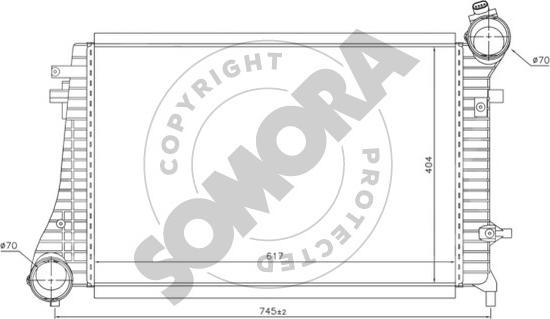 Somora 351045A - Intercooler autozon.pro