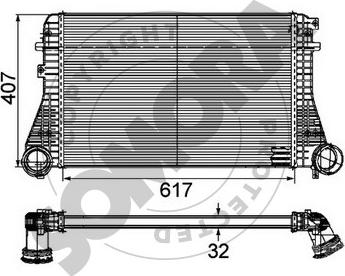 Somora 352445D - Intercooler autozon.pro