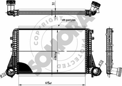 Somora 352445 - Intercooler autozon.pro