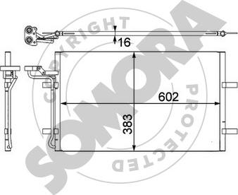 Somora 361460 - Condensatore, Climatizzatore autozon.pro