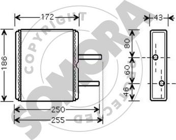 Somora 303050 - Scambiatore calore, Riscaldamento abitacolo autozon.pro