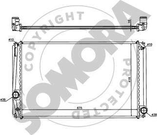 Somora 316840 - Radiatore, Raffreddamento motore autozon.pro