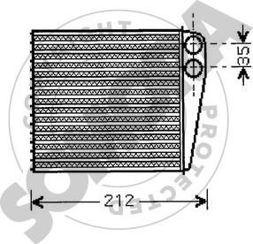 Somora 240050 - Scambiatore calore, Riscaldamento abitacolo autozon.pro