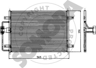 Somora 243060A - Condensatore, Climatizzatore autozon.pro