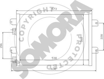 Somora 243060B - Condensatore, Climatizzatore autozon.pro