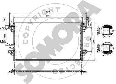 Somora 242260A - Condensatore, Climatizzatore autozon.pro