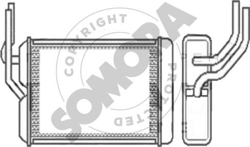 Somora 260150 - Scambiatore calore, Riscaldamento abitacolo autozon.pro