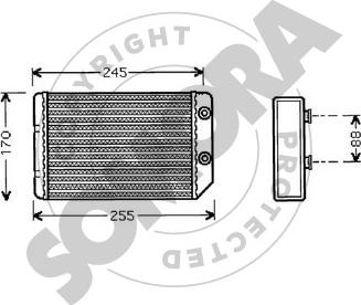 Somora 210450B - Scambiatore calore, Riscaldamento abitacolo autozon.pro