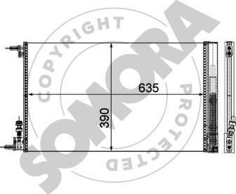 Somora 210860 - Condensatore, Climatizzatore autozon.pro
