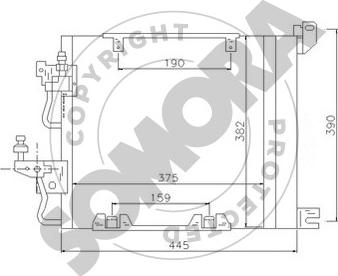 Somora 211860A - Condensatore, Climatizzatore autozon.pro