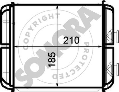 Somora 211750 - Scambiatore calore, Riscaldamento abitacolo autozon.pro