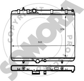 Somora 220640E - Radiatore, Raffreddamento motore autozon.pro