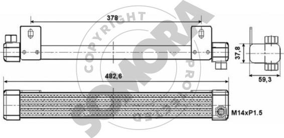 Somora 272066 - Radiatore olio, Cambio automatico autozon.pro