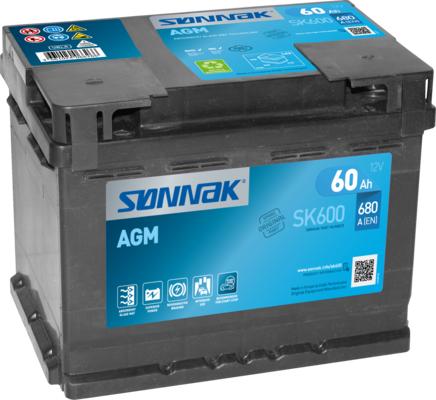 Sonnak SK600 - Batteria avviamento autozon.pro