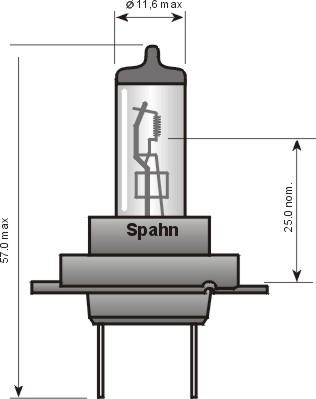 Spahn Glühlampen 57183 - Lampadina, Faro di profondità autozon.pro