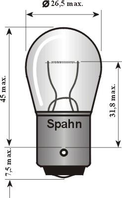 Spahn Glühlampen BL2010 - Lampadina, Indicatore direzione autozon.pro