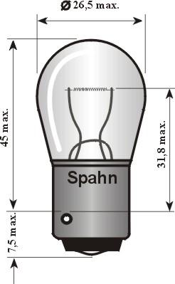 Spahn Glühlampen 4012 - Lampadina, Indicatore direzione autozon.pro