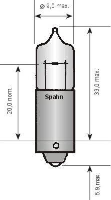 Spahn Glühlampen 783221 - Lampadina, Indicatore direzione autozon.pro