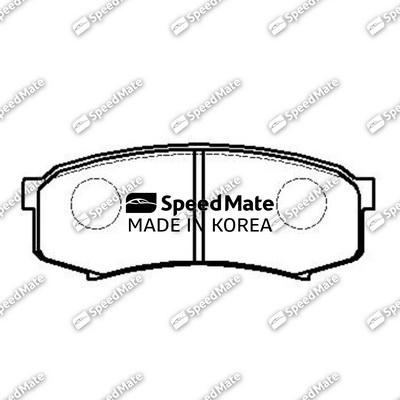 SpeedMate SM-BPJ122 - Kit pastiglie freno, Freno a disco autozon.pro