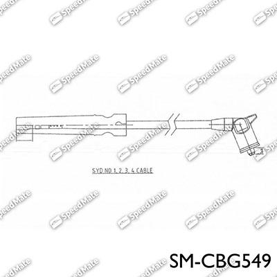 SpeedMate SM-CBG549 - Kit cavi accensione autozon.pro