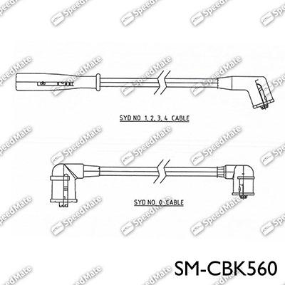 SpeedMate SM-CBK560 - Kit cavi accensione autozon.pro