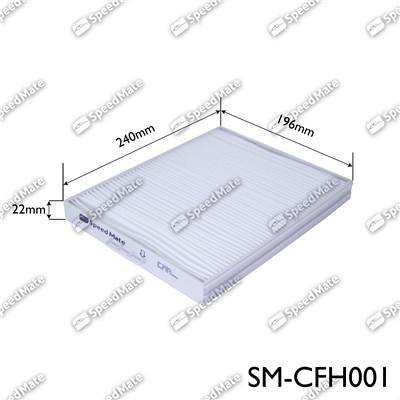 SpeedMate SM-CFH001 - Filtro, Aria abitacolo autozon.pro