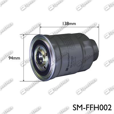 SpeedMate SM-FFH002 - Filtro carburante autozon.pro