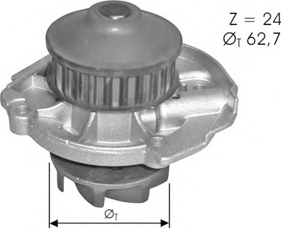 Spidan 91408 - Pompa acqua autozon.pro