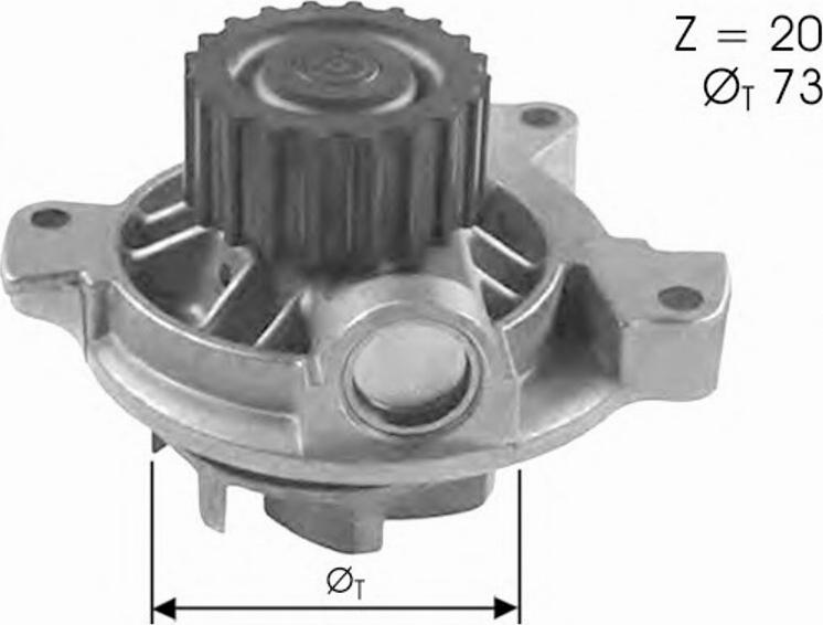 Spidan 91414 - Pompa acqua autozon.pro