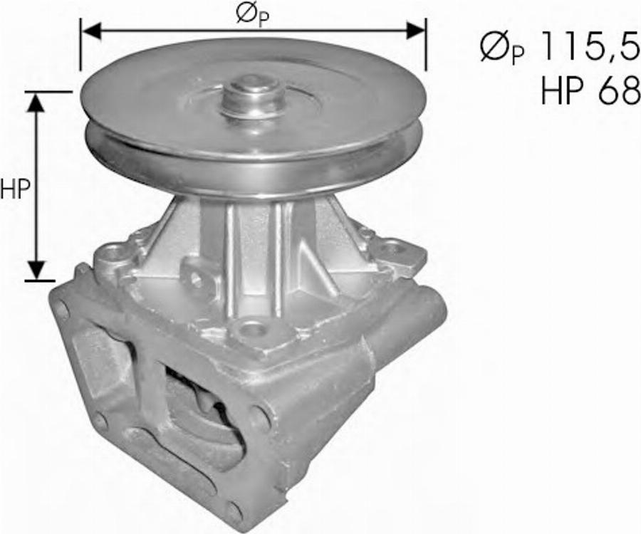 Spidan 91074 - Pompa acqua autozon.pro