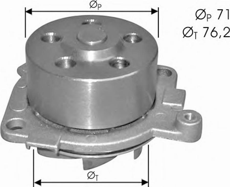 Spidan 60573 - Pompa acqua autozon.pro