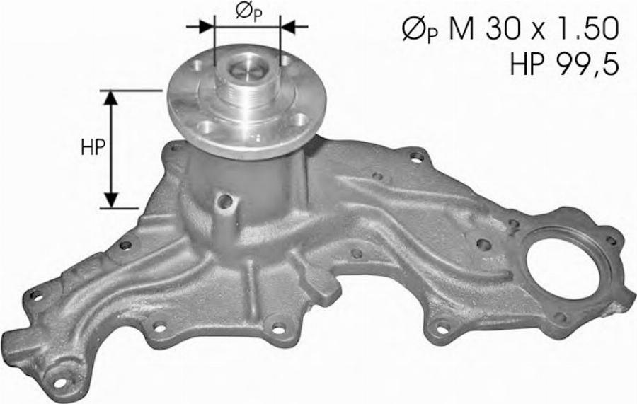 Spidan 60171 - Pompa acqua autozon.pro