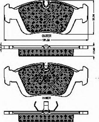 Spidan 30946 - Kit pastiglie freno, Freno a disco autozon.pro