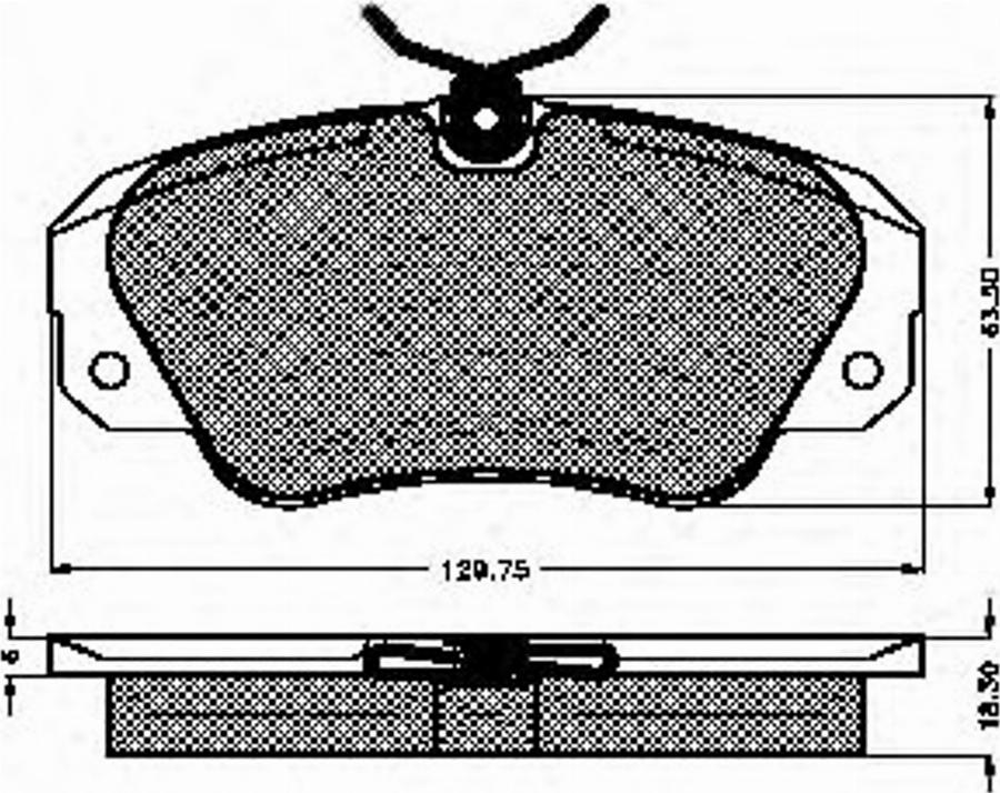 Spidan 30955 - Kit pastiglie freno, Freno a disco autozon.pro