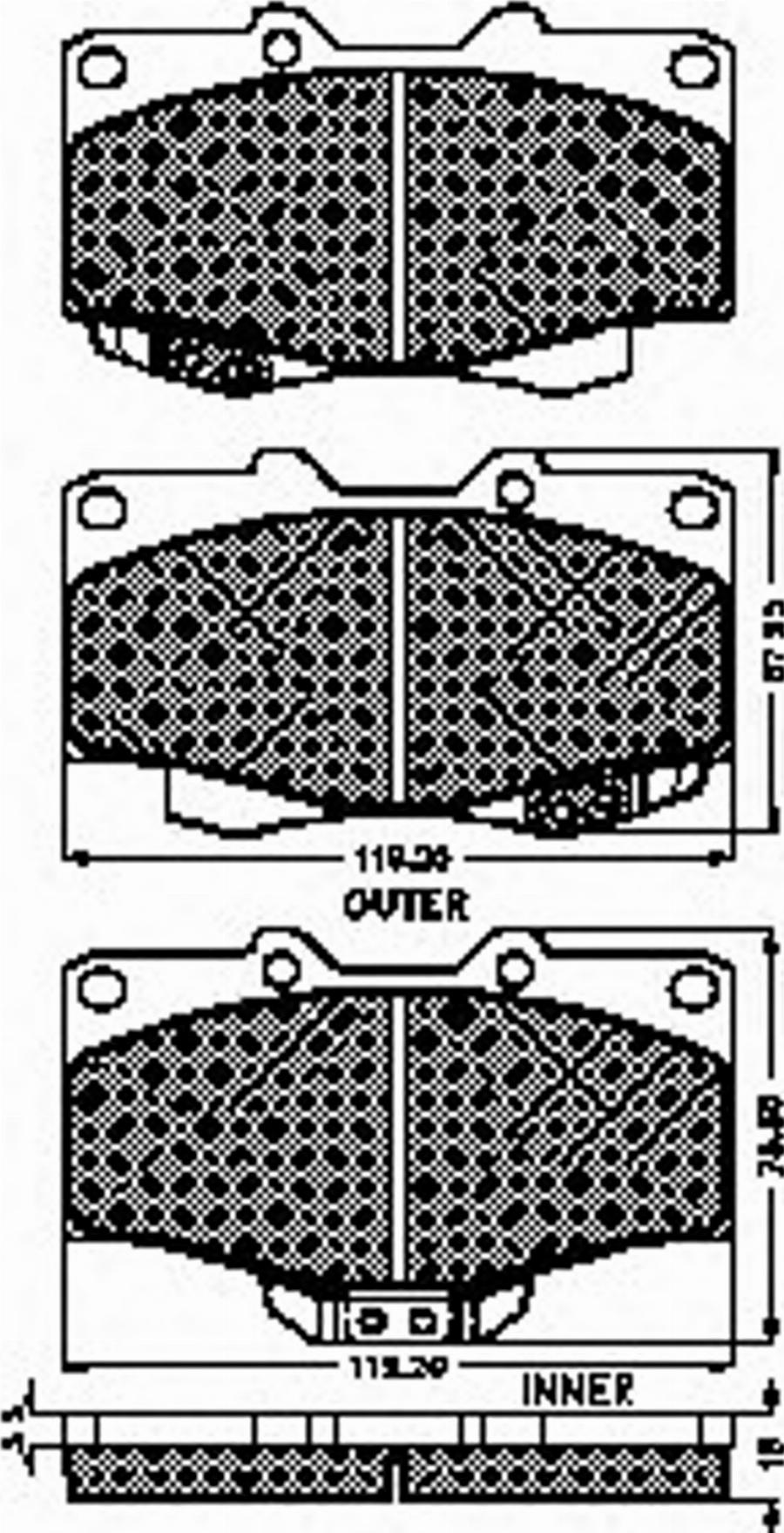 Spidan 30958 - Kit pastiglie freno, Freno a disco autozon.pro