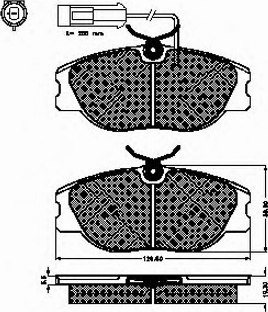 Spidan 30966 - Kit pastiglie freno, Freno a disco autozon.pro