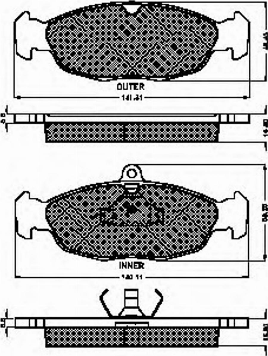 Spidan 30960 - Kit pastiglie freno, Freno a disco autozon.pro