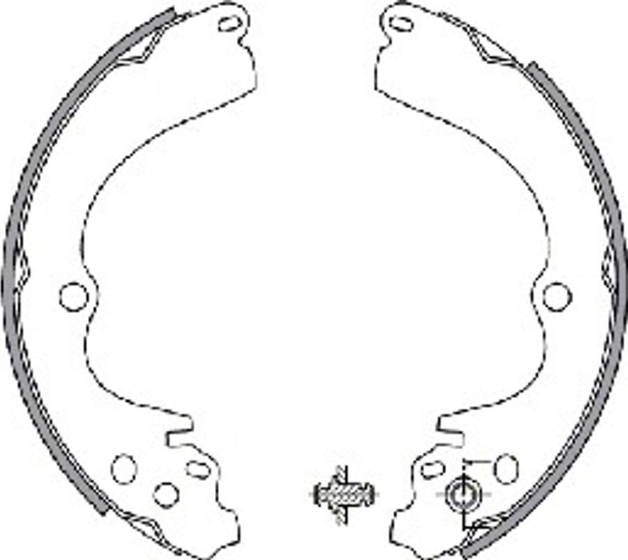 Spidan 30542 - Kit ganasce freno autozon.pro