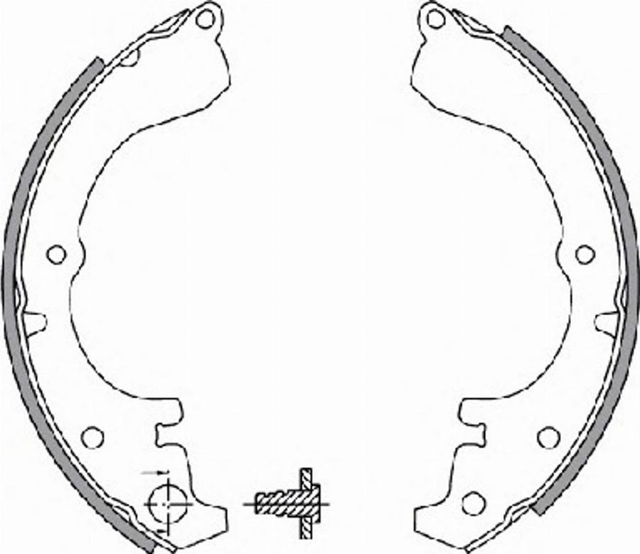 Spidan 30535 - Kit ganasce freno autozon.pro