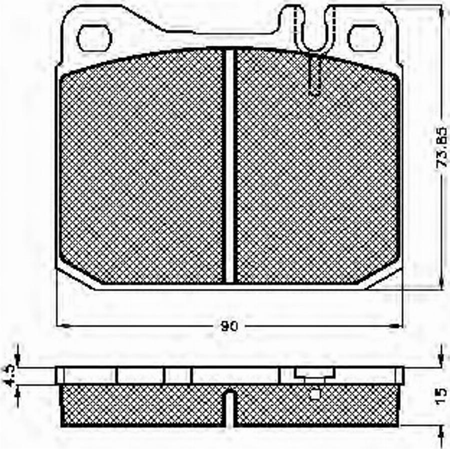 Spidan 30089 - Kit pastiglie freno, Freno a disco autozon.pro