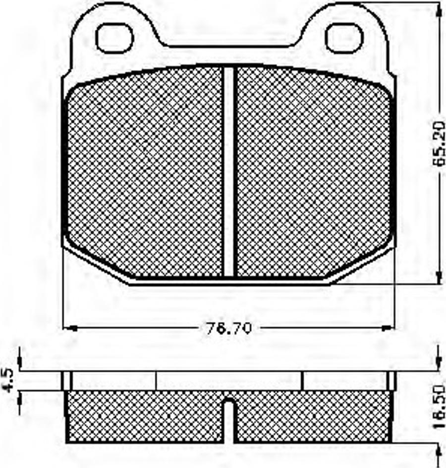 Spidan 30074 - Kit pastiglie freno, Freno a disco autozon.pro