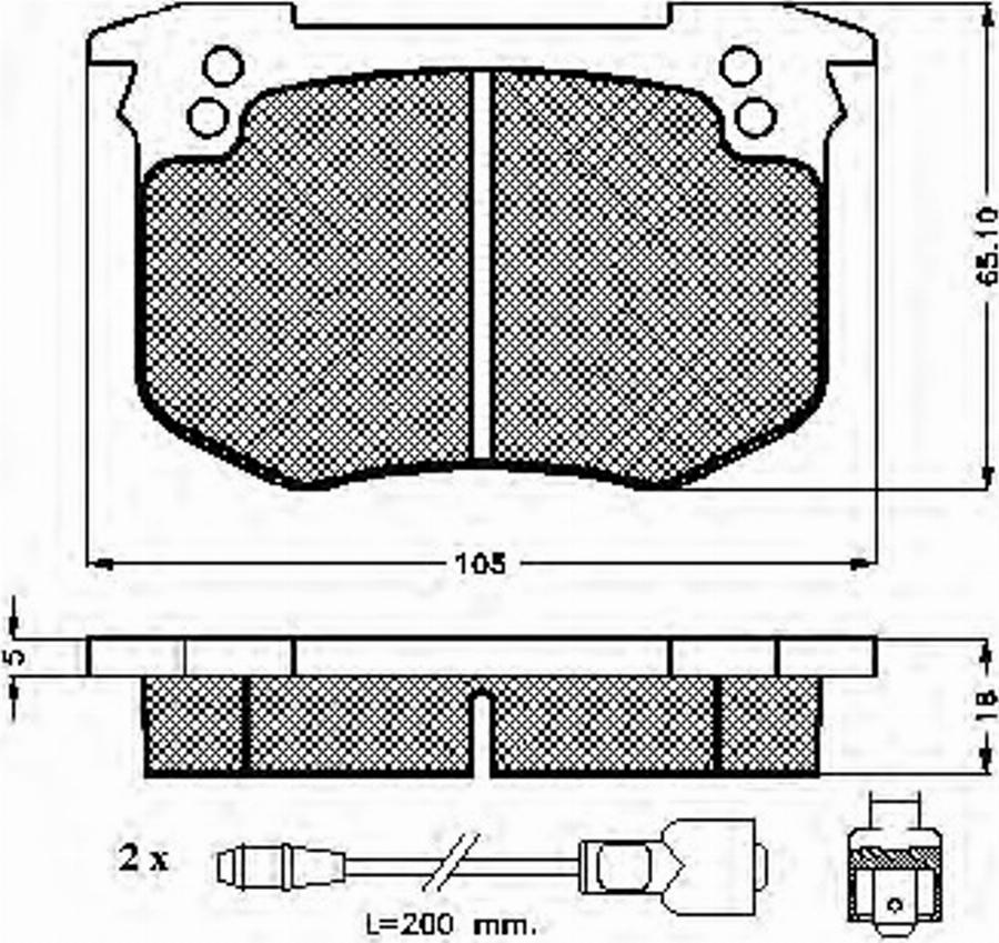 Spidan 30140 - Kit pastiglie freno, Freno a disco autozon.pro