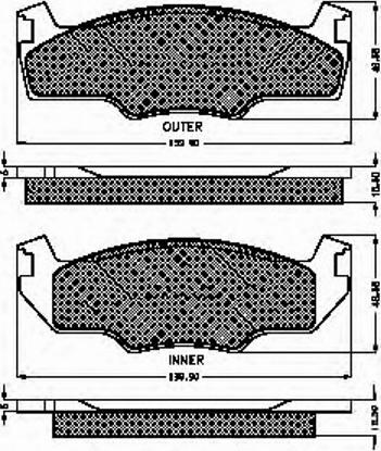 Spidan 30156 - Kit pastiglie freno, Freno a disco autozon.pro